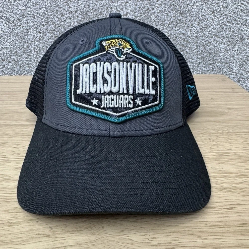 Jacksonville Jaguars Hat Cap Snap Back Mesh Back New Era 9Forty‎ NFL Football